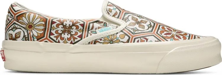 Кеды Vans KITH x Classic Slip-On Brown Moroccan Pattern, коричневый