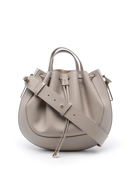 Giorgio Armani ruched leather shoulder bag