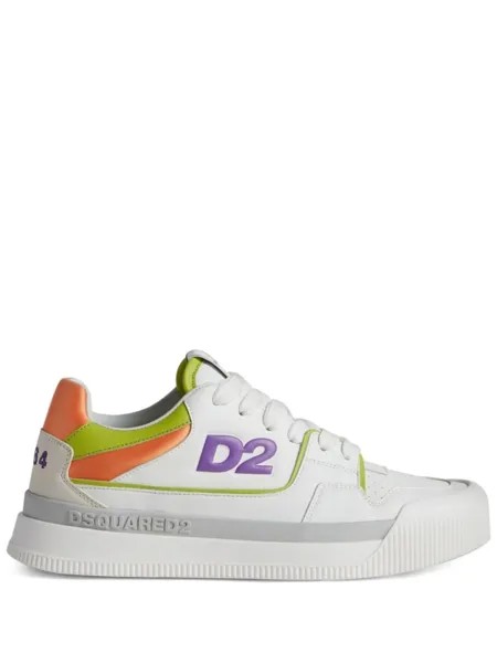 Dsquared2 кеды с тисненым логотипом, белый