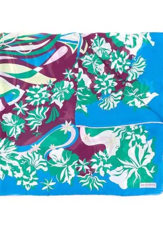 Emilio Pucci платок с цветочным принтом
