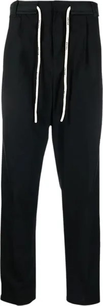 Брюки Palm Angels Track Belt Pants 'Black', черный