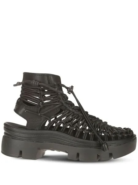 X Comme Des Garçons Uneek Mid Босоножки Noir Kei Ninomiya, черный