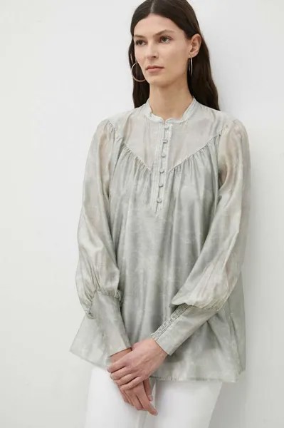 Блуза Bergia Lyanna Bruuns Bazaar, зеленый