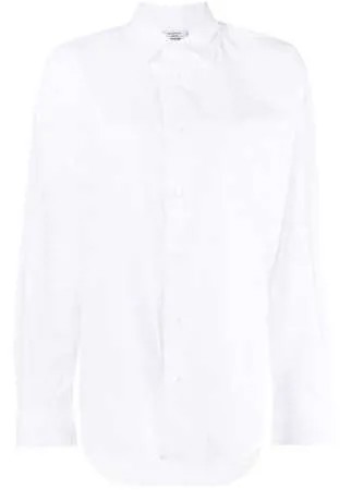 VETEMENTS рубашка оверсайз с нашивкой-логотипом