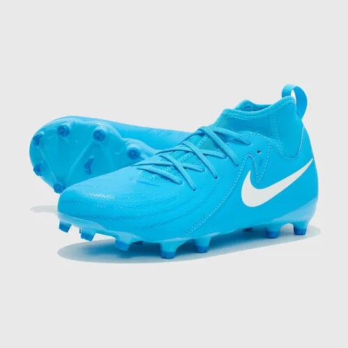 Бутсы NIKE, размер 2Y US, голубой