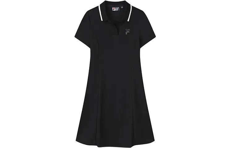 FILA Женские шорты-платье с рукавами, цвет Black