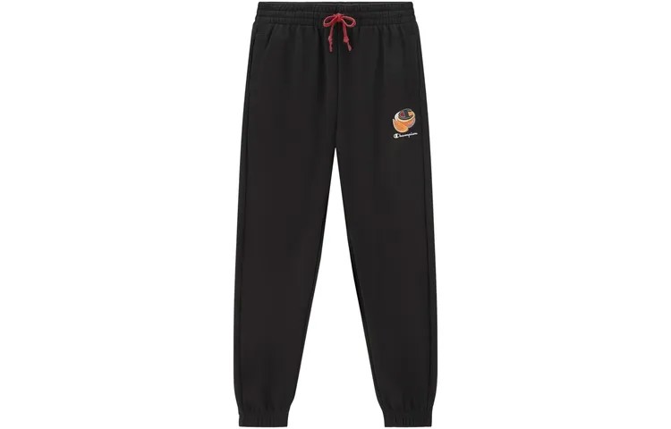 Трикотажные спортивные штаны унисекс Champion, цвет Black