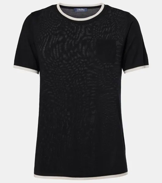 Футболка из шерсти Egidio 'S Max Mara, черный