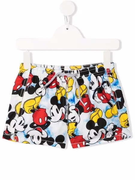 Mc2 Saint Barth Kids плавки-шорты с принтом Mickey Mouse