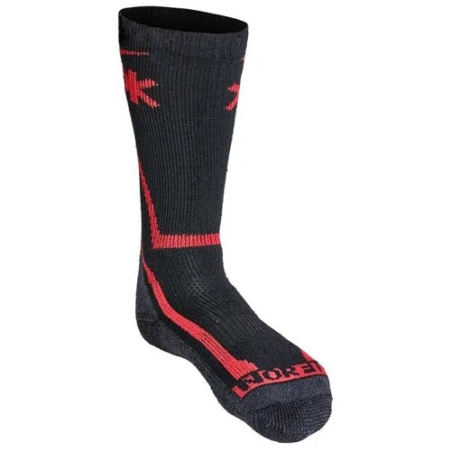 Носки NORFIN, размер 29 (размер обуви 45-47), черный, серый, красный