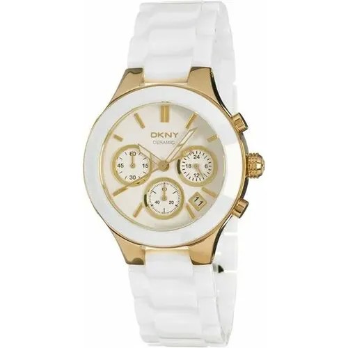 Наручные часы DKNY, золотой, белый