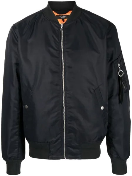 Rag & bone бомбер Manston, черный