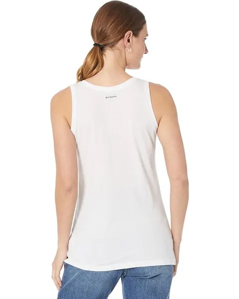 Топ Columbia Bluff Mesa Tank Top, цвет White/Floral Landscape