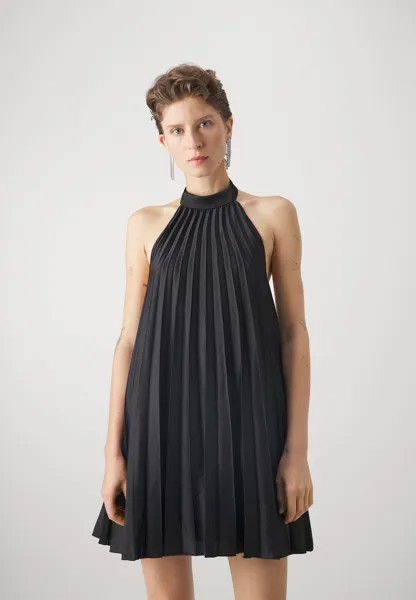 Элегантное платье Highneck Pleated Mini Trapeze Dress Abercrombie & Fitch