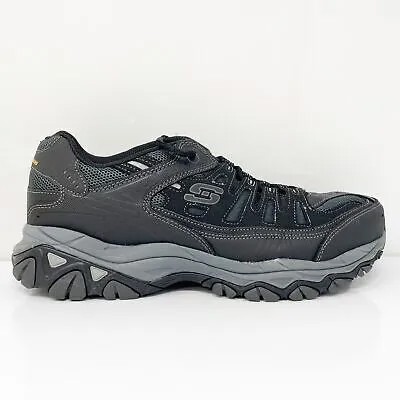 Skechers Mens After Burn 50125EWW Черные повседневные кроссовки, размер 12