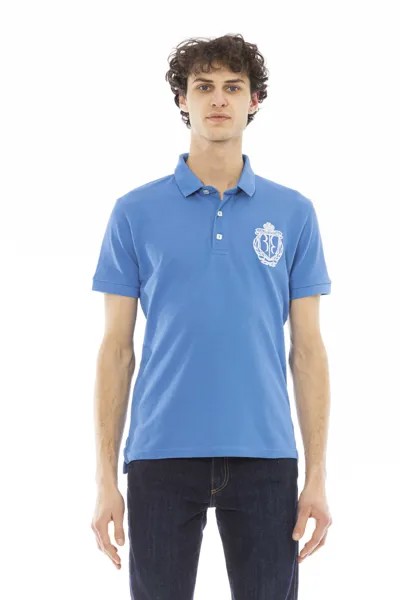 Рубашка-поло Billionaire S/s Crown Embroidery, голубой
