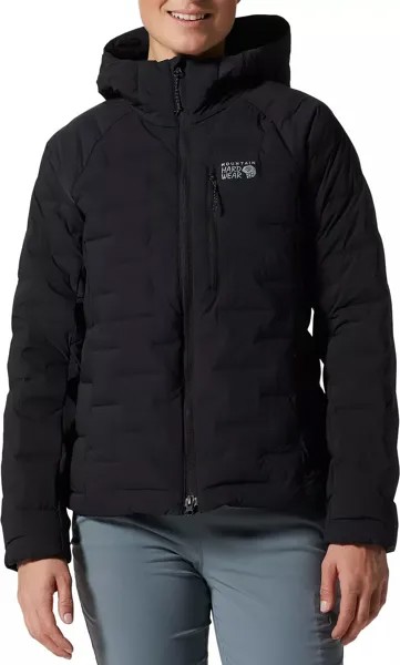 Женская эластичная куртка с капюшоном Mountain Hardwear, черный