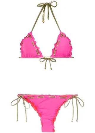 Amir Slama stitching details bikini set