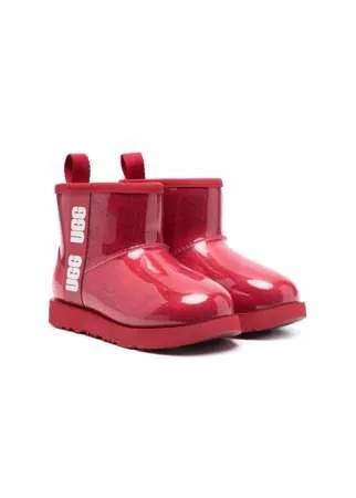 UGG Kids блестящие угги с логотипом