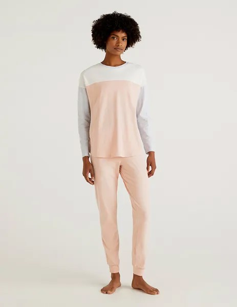 Пижама женская United Colors of Benetton 21A_37YW3P2G8 розовая S