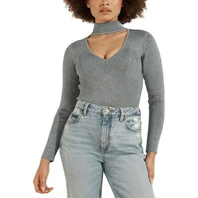 Женский пуловер-чокер Guess Lexie с металлическим V-образным вырезом BHFO 2113