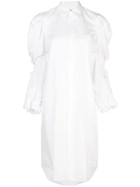 Comme Des Garçons платье-рубашка с объемными плечами