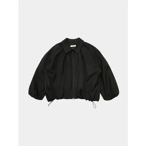 Куртка AMOMENTO Shirring Volume Jumper, размер S, чёрный