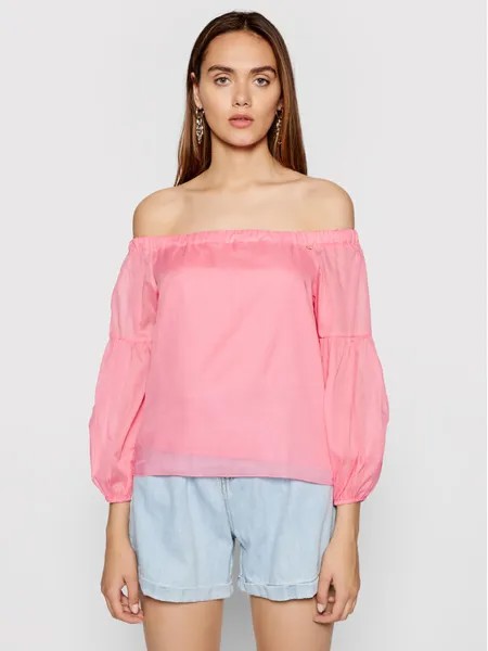 Блуза стандартного кроя Rinascimento, розовый