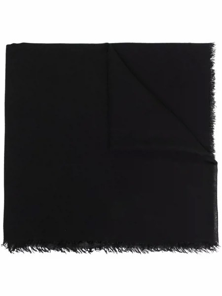 TWINSET шарф тонкой вязки с логотипом