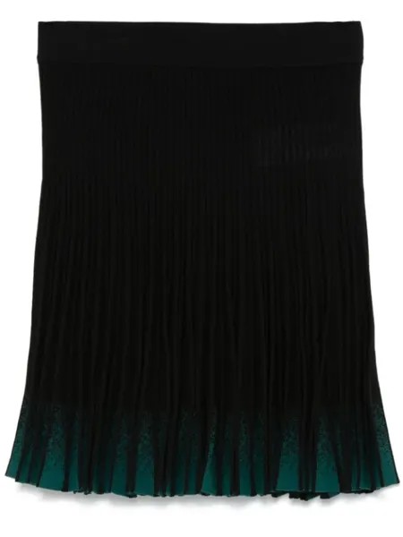Emporio Armani плиссированная мини-юбка, черный