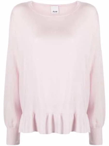 Allude трикотажный топ с оборками