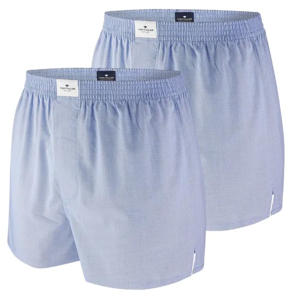 Боксеры Tom Tailor Webboxershorts 2 шт, цвет Hellblau / Kariert