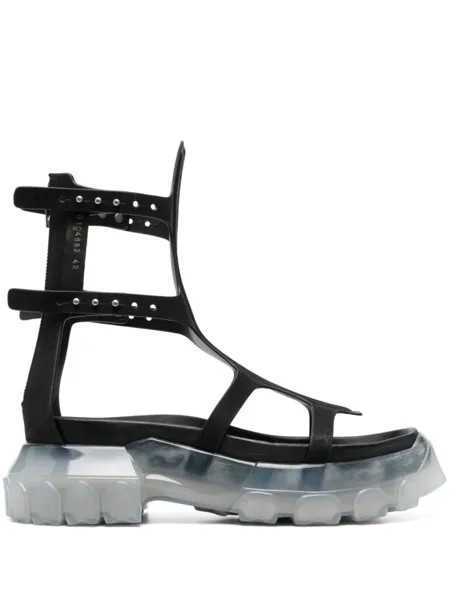 Rick Owens сандалии с ремешками, черный