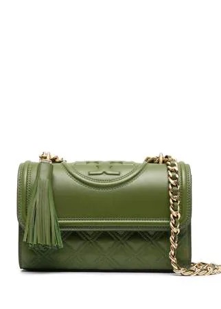 Tory Burch стеганая сумка через плечо с тиснением