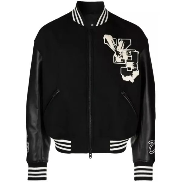 Куртка varsity zipped bomber jacket Y-3, черный