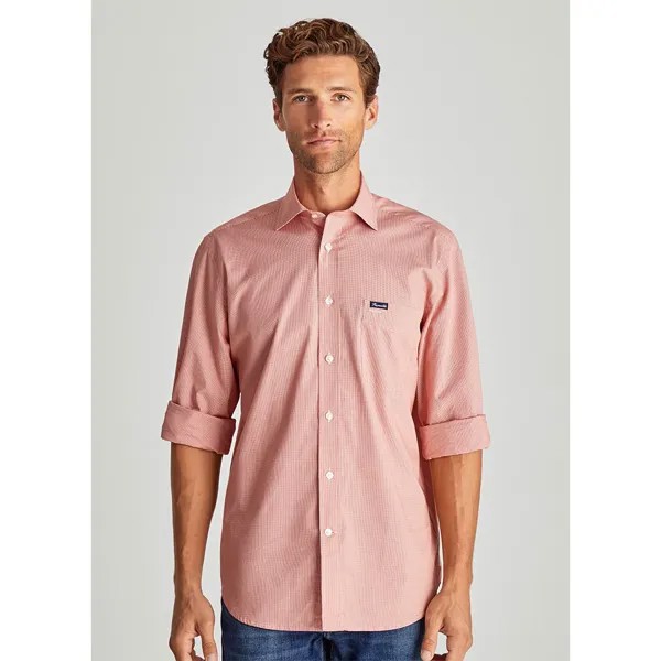 Рубашка Façonnable Cl Spr Micro Gingham, бежевый