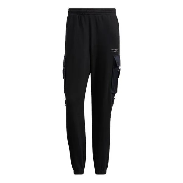 Спортивные штаны Men's adidas originals Adv Sweatpant 1 Large Cargo Pocket Bundle Feet Sports Pants/Trousers/Joggers Black, черный