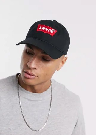 Кепка с логотипом Levis-Черный