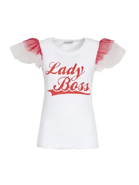 Футболка Influencer LADY BOSS, красный