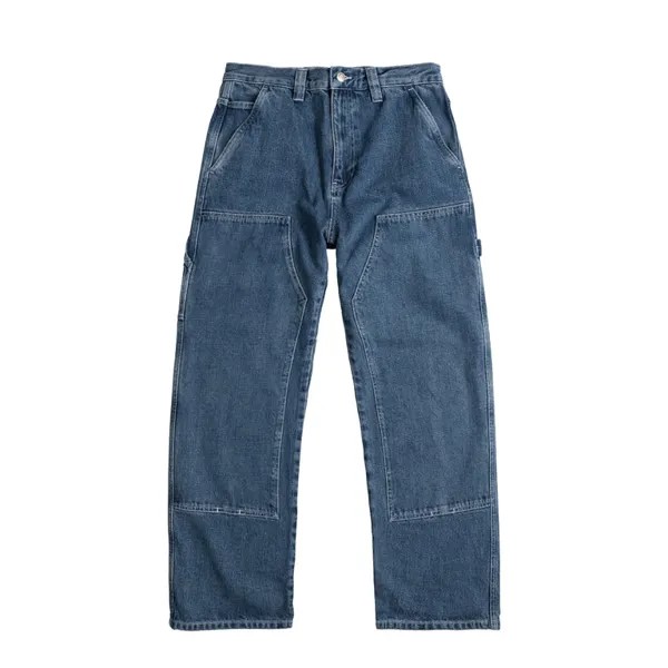 Брюки Denim Work Pant Stussy, синий