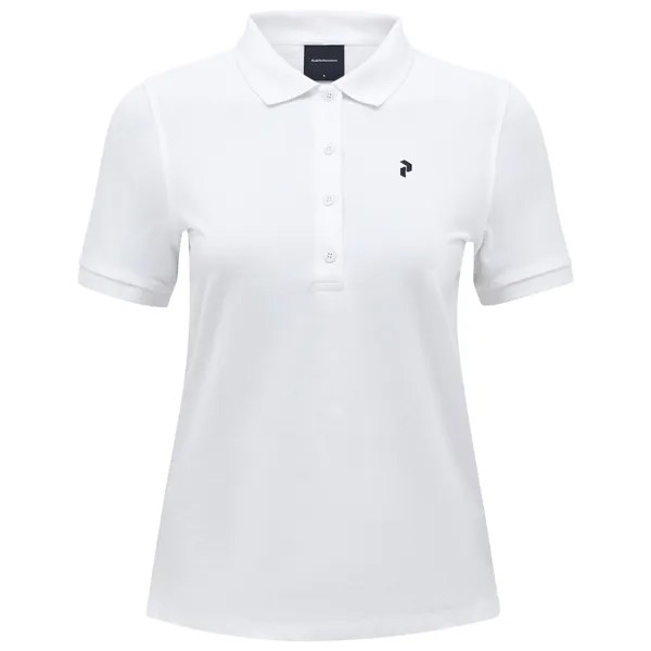 Рубашка поло Peak Performance Women's Classic Cotton Polo, белый