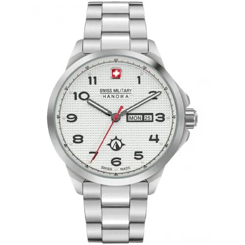 Наручные часы Swiss Military Hanowa Land, серебряный