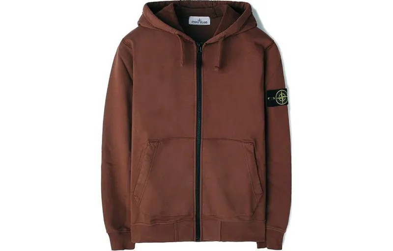 Куртка унисекс кирпично-красный Stone Island, красный