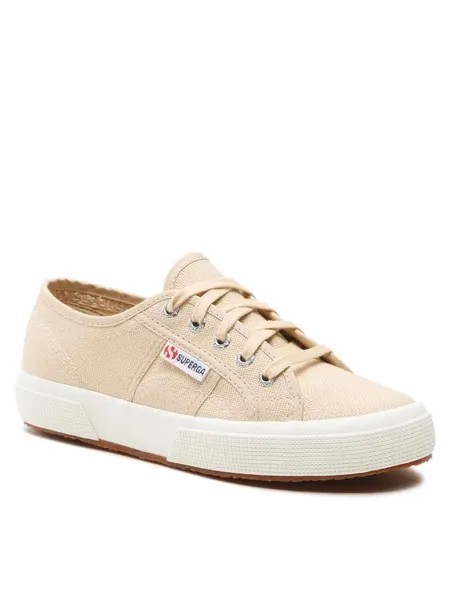 Кроссовки из ткани Superga, бежевый