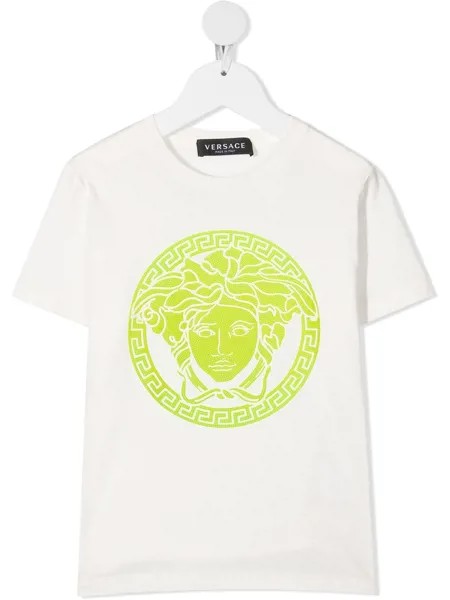 Versace Kids футболка с принтом Medusa