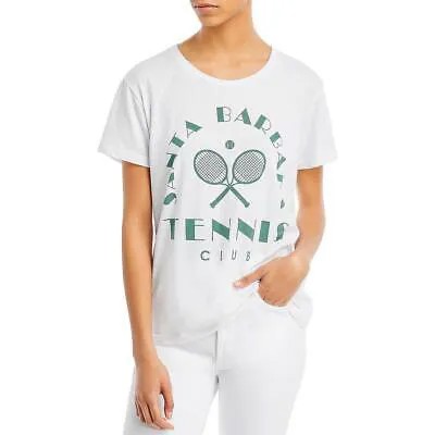 Женская футболка Chaser Tennis Club, белая футболка с круглым вырезом и рисунком, M BHFO 4929
