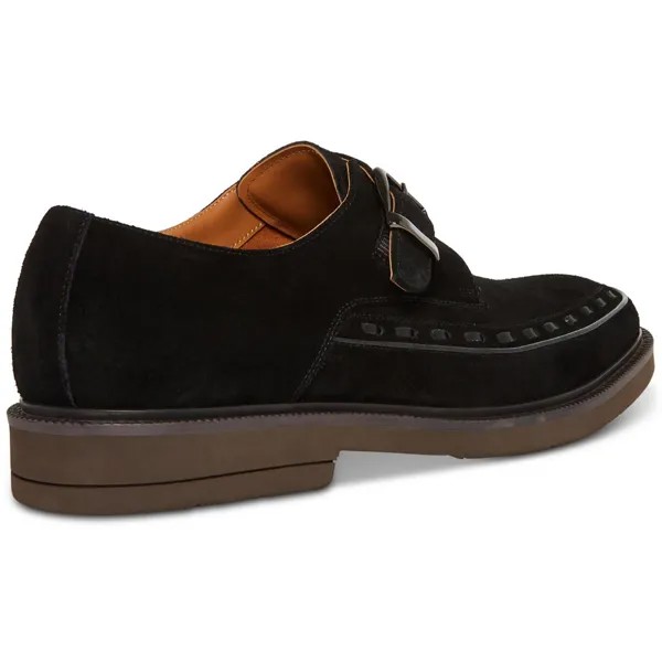 Мужские замшевые лоферы Steve Madden, цвет Black Suede