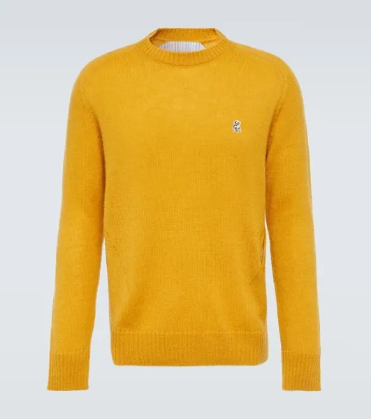 Шерстяной свитер Undercover, желтый