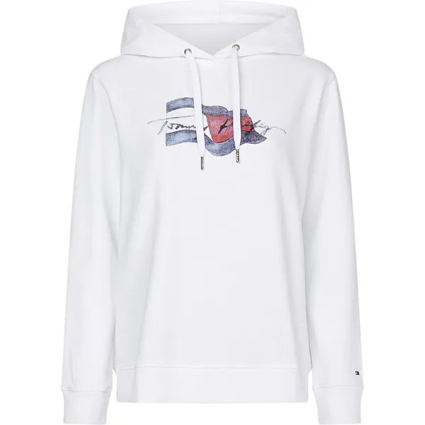 Худи Tommy Hilfiger Regular Motion Flag, белый
