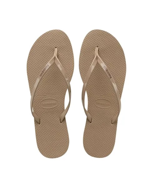 Женские сандалии You с металлизированным шлепанцами Havaianas